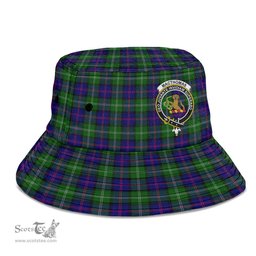 Scottish MacThomas Modern Plaid Tartan Crest Bucket Hat - Tartan Plaid Brim Hat Scottish Plaid Tartan Plaid - ScotsTee - scotstee.com