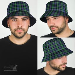 Scottish Farquharson Ancient Plaid Tartan Bucket Hat - Tartan Plaid Brim Hat Scottish Plaid Tartan Plaid - ScotsTee - scotstee.com
