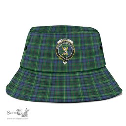 Scottish Stewart Hunting Modern Plaid Tartan Crest Bucket Hat - Tartan Plaid Brim Hat Scottish Plaid Tartan Plaid - ScotsTee - scotstee.com