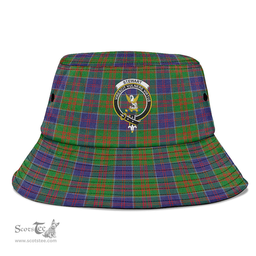 Scottish Stewart of Appin Hunting Modern Plaid Tartan Crest Bucket Hat - Tartan Plaid Brim Hat Scottish Plaid Tartan Plaid - ScotsTee - scotstee.com