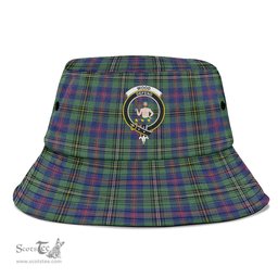 Scottish Wood Modern Plaid Tartan Crest Bucket Hat - Tartan Plaid Brim Hat Scottish Plaid Tartan Plaid - ScotsTee - scotstee.com