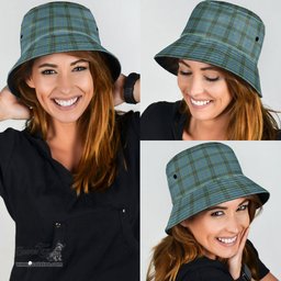 Scottish MacInnes Ancient Plaid Tartan Bucket Hat - Tartan Plaid Brim Hat Scottish Plaid Tartan Plaid - ScotsTee - scotstee.com