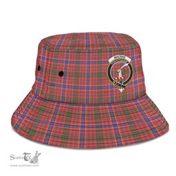 Scottish MacRae Ancient Plaid Tartan Crest Bucket Hat - Tartan Plaid Brim Hat Scottish Plaid Tartan Plaid - ScotsTee - scotstee.com
