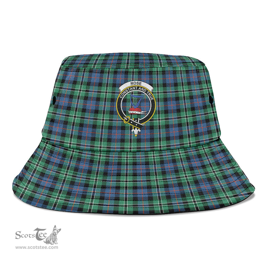 Scottish Rose Hunting Ancient Plaid Tartan Crest Bucket Hat - Tartan Plaid Brim Hat Scottish Plaid Tartan Plaid - ScotsTee - scotstee.com