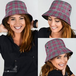 Scottish Crawford Ancient Plaid Tartan Bucket Hat - Tartan Plaid Brim Hat Scottish Plaid Tartan Plaid - ScotsTee - scotstee.com