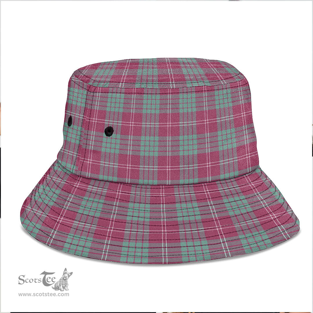 Scottish Crawford Ancient Plaid Tartan Bucket Hat - Tartan Plaid Brim Hat Scottish Plaid Tartan Plaid - ScotsTee - scotstee.com