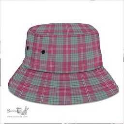 Scottish Crawford Ancient Plaid Tartan Bucket Hat - Tartan Plaid Brim Hat Scottish Plaid Tartan Plaid - ScotsTee - scotstee.com
