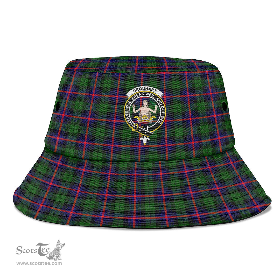 Scottish Urquhart Modern Plaid Tartan Crest Bucket Hat - Tartan Plaid Brim Hat Scottish Plaid Tartan Plaid - ScotsTee - scotstee.com
