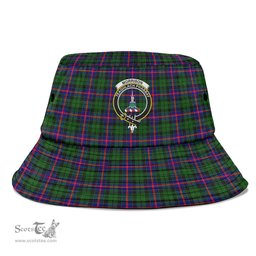 Scottish Morrison Modern Plaid Tartan Crest Bucket Hat - Tartan Plaid Brim Hat Scottish Plaid Tartan Plaid - ScotsTee - scotstee.com
