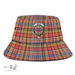 Scottish Ogilvie of Airlie Ancient Plaid Tartan Crest Bucket Hat - Tartan Plaid Brim Hat Scottish Plaid Tartan Plaid - ScotsTee - scotstee.com