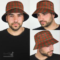 Scottish MacAulay Ancient Plaid Tartan Bucket Hat - Tartan Plaid Brim Hat Scottish Plaid Tartan Plaid - ScotsTee - scotstee.com