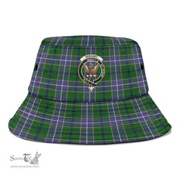 Scottish Wishart Hunting Modern Plaid Tartan Crest Bucket Hat - Tartan Plaid Brim Hat Scottish Plaid Tartan Plaid - ScotsTee - scotstee.com