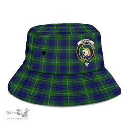 Scottish Oliphant Modern Plaid Tartan Crest Bucket Hat - Tartan Plaid Brim Hat Scottish Plaid Tartan Plaid - ScotsTee - scotstee.com