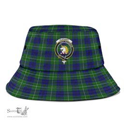 Scottish Oliphant Modern Plaid Tartan Crest Bucket Hat - Tartan Plaid Brim Hat Scottish Plaid Tartan Plaid - ScotsTee - scotstee.com