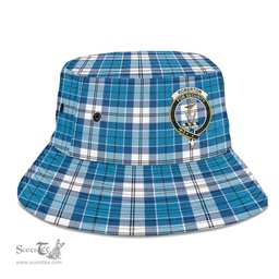 Scottish Roberton Plaid Tartan Crest Bucket Hat - Tartan Plaid Brim Hat Scottish Plaid Tartan Plaid - ScotsTee - scotstee.com