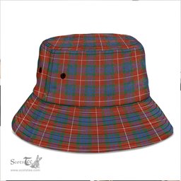 Scottish Fraser Ancient Plaid Tartan Bucket Hat - Tartan Plaid Brim Hat Scottish Plaid Tartan Plaid - ScotsTee - scotstee.com