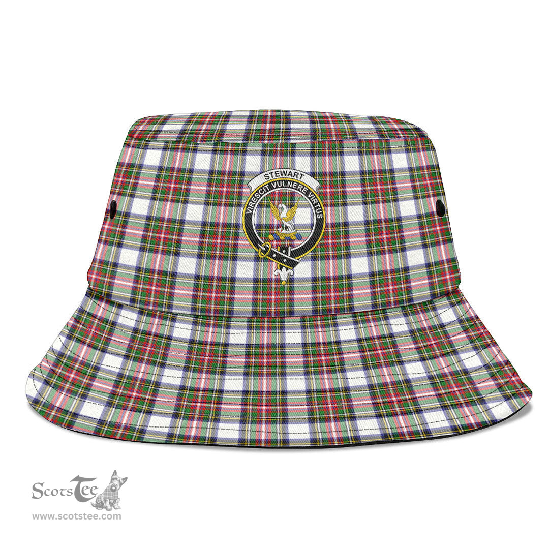 Scottish Stewart Dress Modern Plaid Tartan Crest Bucket Hat - Tartan Plaid Brim Hat Scottish Plaid Tartan Plaid - ScotsTee - scotstee.com