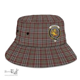 Scottish Nicolson Hunting Weathered Plaid Tartan Crest Bucket Hat - Tartan Plaid Brim Hat Scottish Plaid Tartan Plaid - ScotsTee - scotstee.com