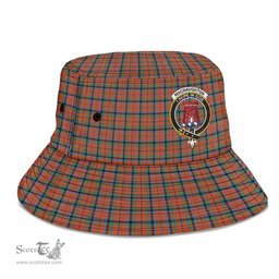 Scottish MacNaughton Ancient Plaid Tartan Crest Bucket Hat - Tartan Plaid Brim Hat Scottish Plaid Tartan Plaid - ScotsTee - scotstee.com