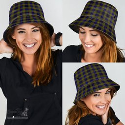 Scottish Clelland Modern Plaid Tartan Bucket Hat - Tartan Plaid Brim Hat Scottish Plaid Tartan Plaid - ScotsTee - scotstee.com