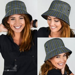Scottish Campbell Faded Plaid Tartan Bucket Hat - Tartan Plaid Brim Hat Scottish Plaid Tartan Plaid - ScotsTee - scotstee.com