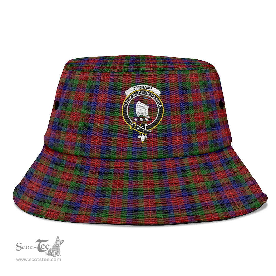 Scottish Tennant Plaid Tartan Crest Bucket Hat - Tartan Plaid Brim Hat Scottish Plaid Tartan Plaid - ScotsTee - scotstee.com