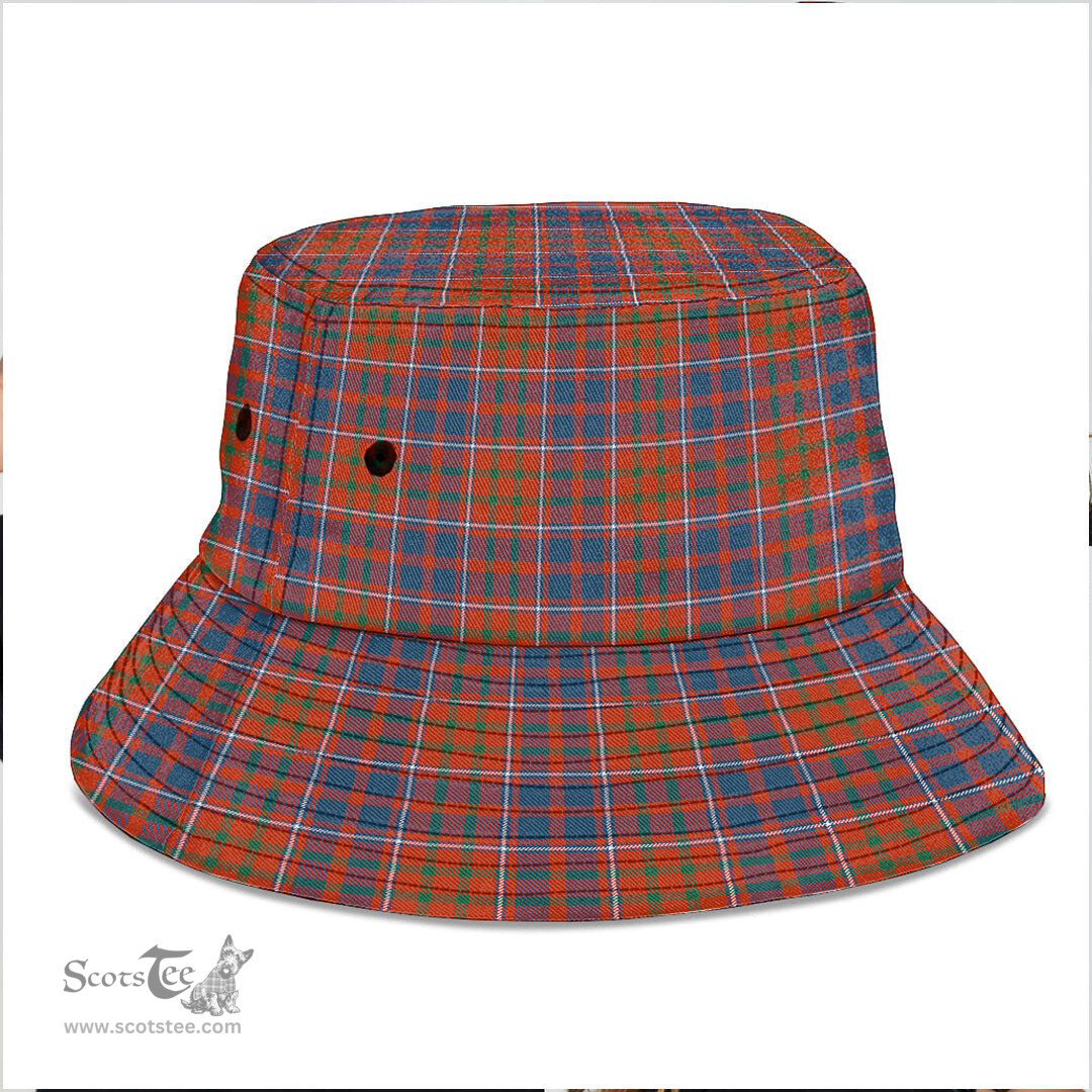 Scottish Cameron of Lochiel Ancient Plaid Tartan Bucket Hat - Tartan Plaid Brim Hat Scottish Plaid Tartan Plaid - ScotsTee - scotstee.com