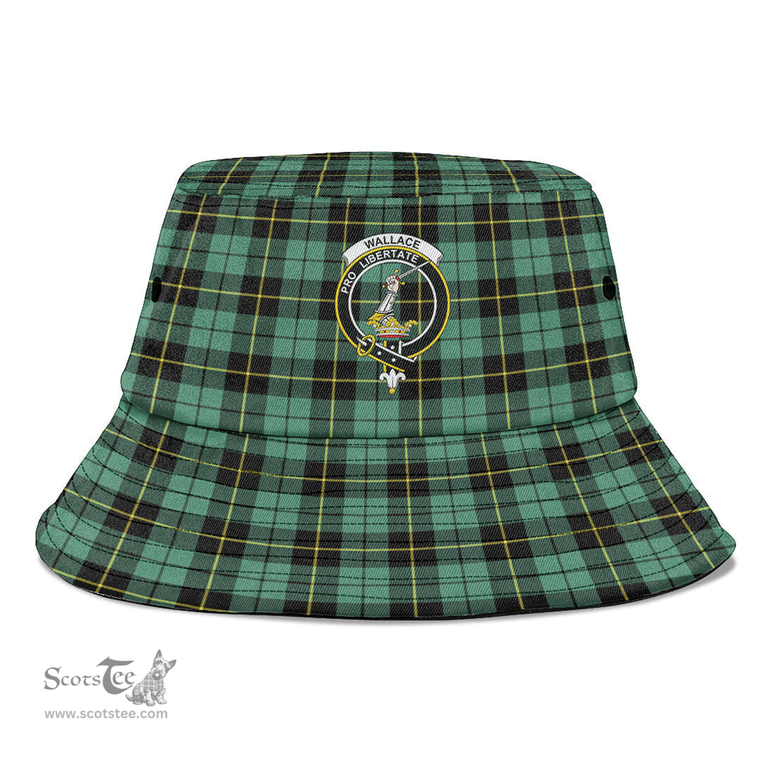 Scottish Wallace Hunting Ancient Plaid Tartan Crest Bucket Hat - Tartan Plaid Brim Hat Scottish Plaid Tartan Plaid - ScotsTee - scotstee.com