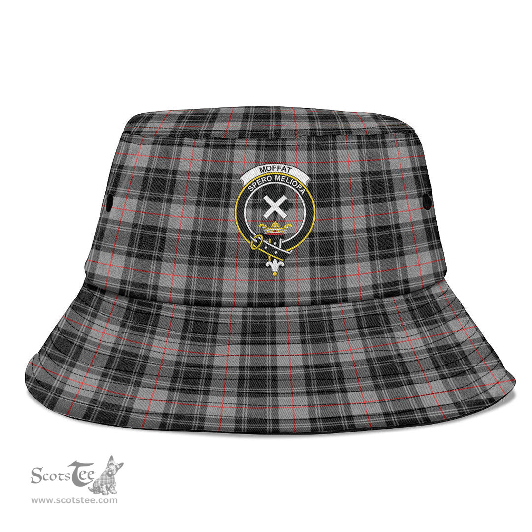 Scottish Moffat Modern Plaid Tartan Crest Bucket Hat - Tartan Plaid Brim Hat Scottish Plaid Tartan Plaid - ScotsTee - scotstee.com