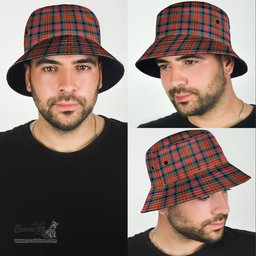 Scottish MacDuff Ancient Plaid Tartan Bucket Hat - Tartan Plaid Brim Hat Scottish Plaid Tartan Plaid - ScotsTee - scotstee.com