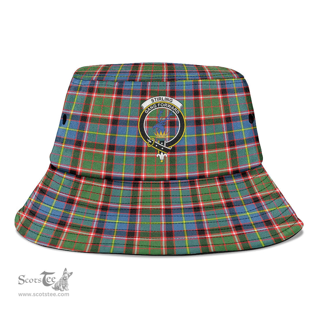 Scottish Stirling & Bannockburn District Plaid Tartan Crest Bucket Hat - Tartan Plaid Brim Hat Scottish Plaid Tartan Plaid - ScotsTee - scotstee.com