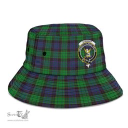 Scottish Stewart Old Modern Plaid Tartan Crest Bucket Hat - Tartan Plaid Brim Hat Scottish Plaid Tartan Plaid - ScotsTee - scotstee.com
