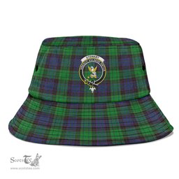 Scottish Stewart Old Modern Plaid Tartan Crest Bucket Hat - Tartan Plaid Brim Hat Scottish Plaid Tartan Plaid - ScotsTee - scotstee.com