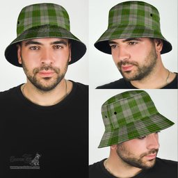Scottish Cunningham Dress Green Dancers Plaid Tartan Bucket Hat - Tartan Plaid Brim Hat Scottish Plaid Tartan Plaid - ScotsTee - scotstee.com