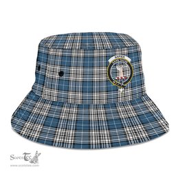 Scottish Napier Modern Plaid Tartan Crest Bucket Hat - Tartan Plaid Brim Hat Scottish Plaid Tartan Plaid - ScotsTee - scotstee.com