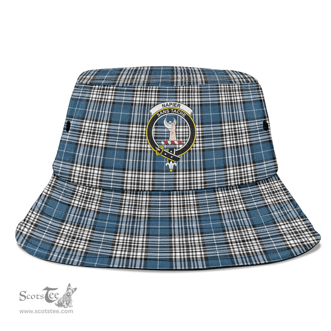 Scottish Napier Modern Plaid Tartan Crest Bucket Hat - Tartan Plaid Brim Hat Scottish Plaid Tartan Plaid - ScotsTee - scotstee.com