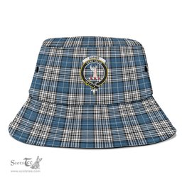 Scottish Napier Modern Plaid Tartan Crest Bucket Hat - Tartan Plaid Brim Hat Scottish Plaid Tartan Plaid - ScotsTee - scotstee.com