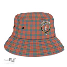 Scottish Robertson Ancient Plaid Tartan Crest Bucket Hat - Tartan Plaid Brim Hat Scottish Plaid Tartan Plaid - ScotsTee - scotstee.com