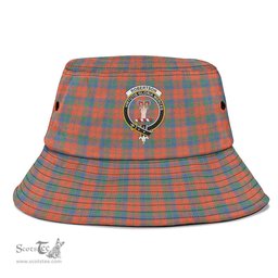 Scottish Robertson Ancient Plaid Tartan Crest Bucket Hat - Tartan Plaid Brim Hat Scottish Plaid Tartan Plaid - ScotsTee - scotstee.com