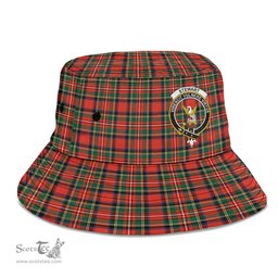 Scottish Stewart Royal Modern Plaid Tartan Crest Bucket Hat - Tartan Plaid Brim Hat Scottish Plaid Tartan Plaid - ScotsTee - scotstee.com