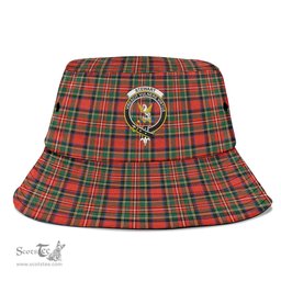 Scottish Stewart Royal Modern Plaid Tartan Crest Bucket Hat - Tartan Plaid Brim Hat Scottish Plaid Tartan Plaid - ScotsTee - scotstee.com