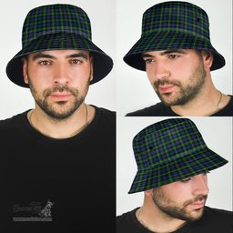 Scottish MacKenzie Modern Plaid Tartan Bucket Hat - Tartan Plaid Brim Hat Scottish Plaid Tartan Plaid - ScotsTee - scotstee.com