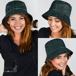 Scottish MacKenzie Modern Plaid Tartan Bucket Hat - Tartan Plaid Brim Hat Scottish Plaid Tartan Plaid - ScotsTee - scotstee.com