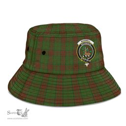 Scottish Maxwell Hunting Plaid Tartan Crest Bucket Hat - Tartan Plaid Brim Hat Scottish Plaid Tartan Plaid - ScotsTee - scotstee.com