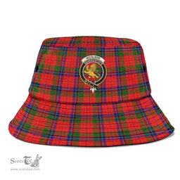 Scottish Nicolson Modern Plaid Tartan Crest Bucket Hat - Tartan Plaid Brim Hat Scottish Plaid Tartan Plaid - ScotsTee - scotstee.com