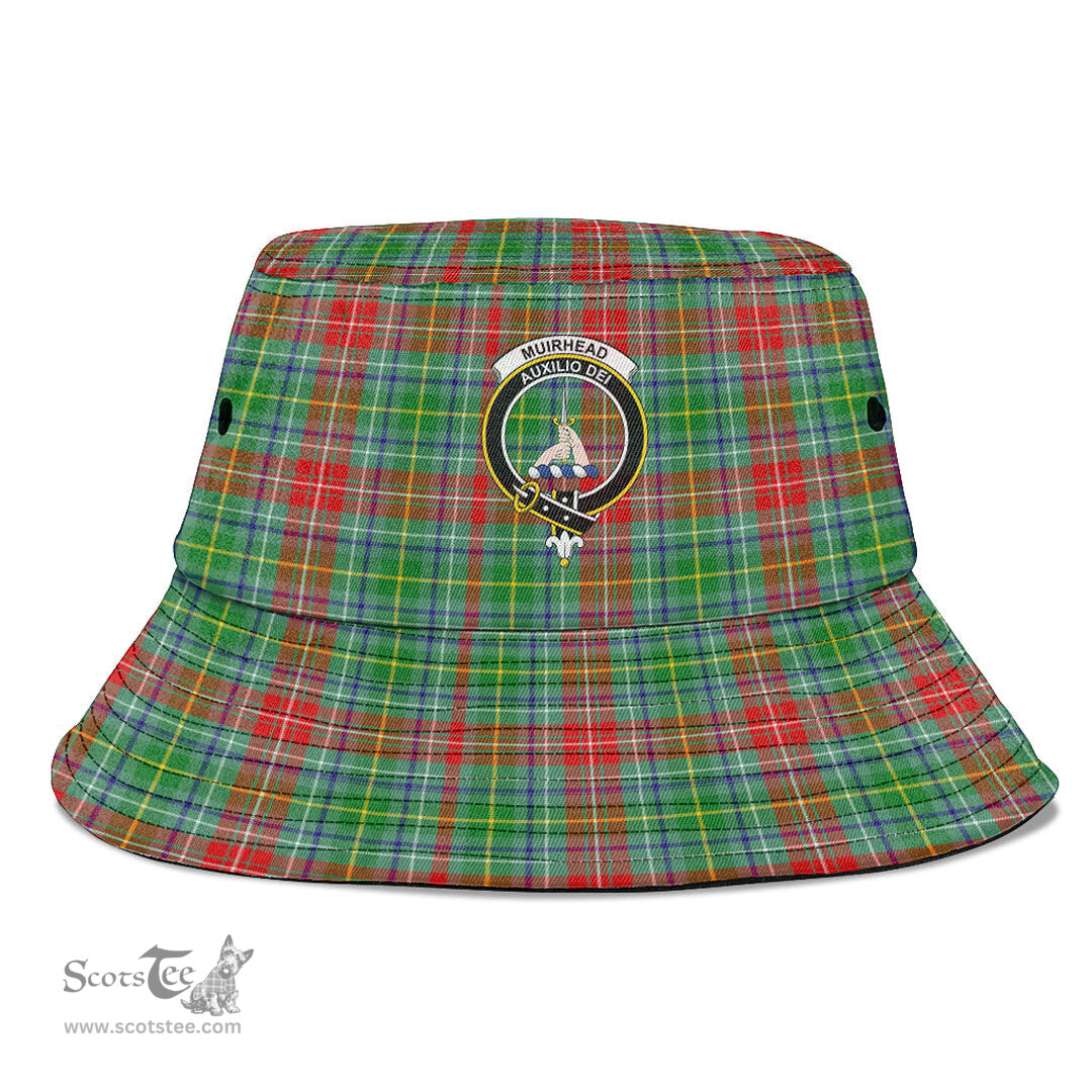 Scottish Muirhead Plaid Tartan Crest Bucket Hat - Tartan Plaid Brim Hat Scottish Plaid Tartan Plaid - ScotsTee - scotstee.com