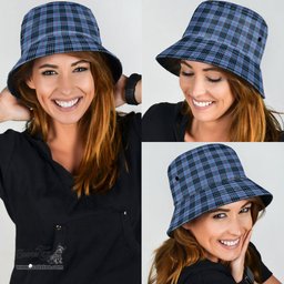 Scottish MacKay Blue Plaid Tartan Bucket Hat - Tartan Plaid Brim Hat Scottish Plaid Tartan Plaid - ScotsTee - scotstee.com