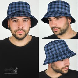 Scottish MacKay Blue Plaid Tartan Bucket Hat - Tartan Plaid Brim Hat Scottish Plaid Tartan Plaid - ScotsTee - scotstee.com