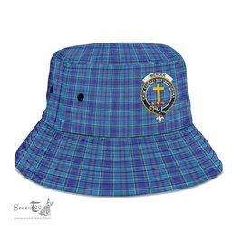 Scottish Mercer Modern Plaid Tartan Crest Bucket Hat - Tartan Plaid Brim Hat Scottish Plaid Tartan Plaid - ScotsTee - scotstee.com