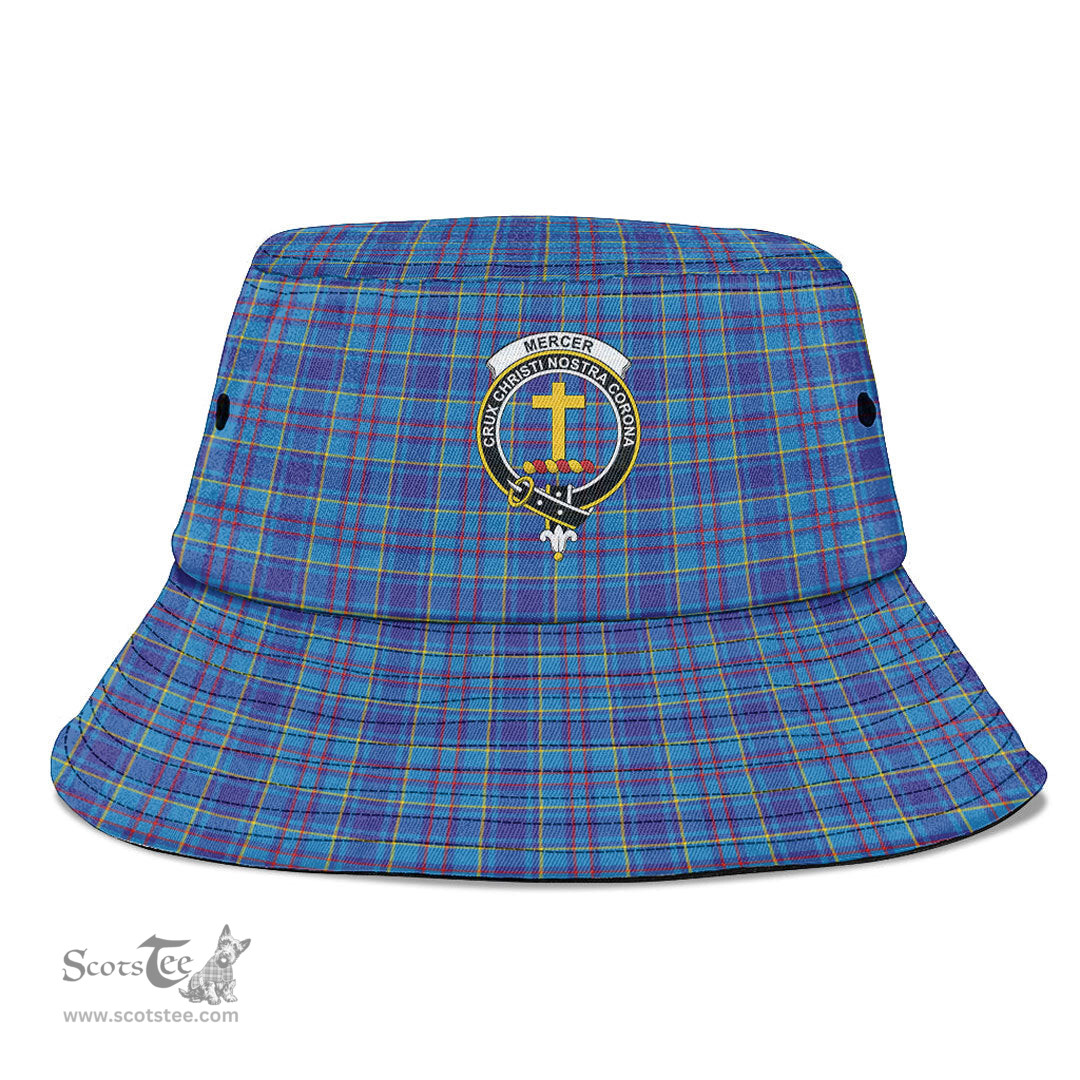 Scottish Mercer Modern Plaid Tartan Crest Bucket Hat - Tartan Plaid Brim Hat Scottish Plaid Tartan Plaid - ScotsTee - scotstee.com